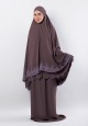 TELEKUNG INAYA PLAIN EMBRODIERY IN DUSTY PURPLE