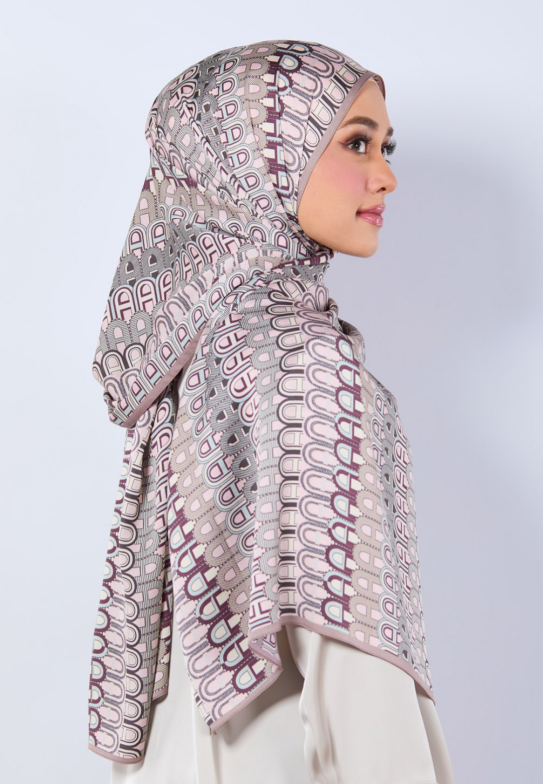 SHAWL A MONO PRINTED