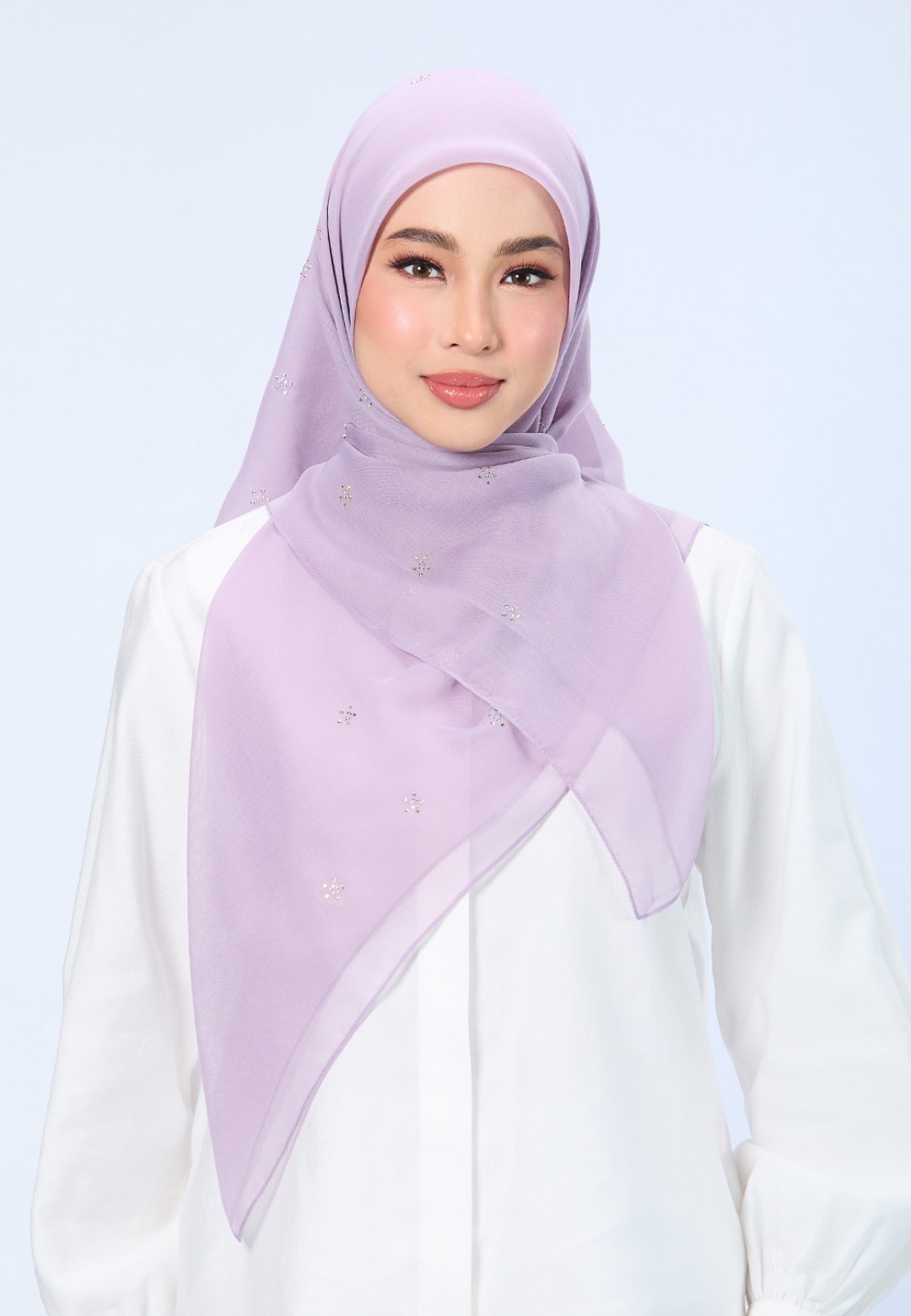 SQ FLORELLIS VOILE PLAIN DIAMOND