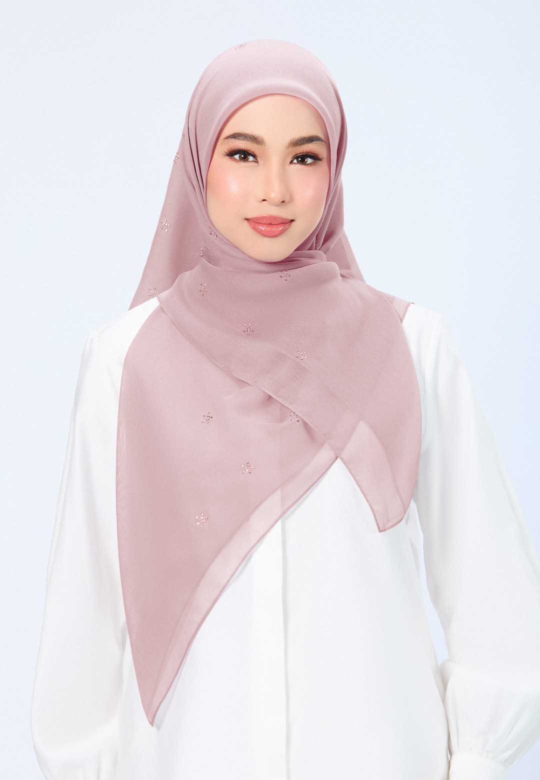 SQ FLORELLIS VOILE PLAIN DIAMOND