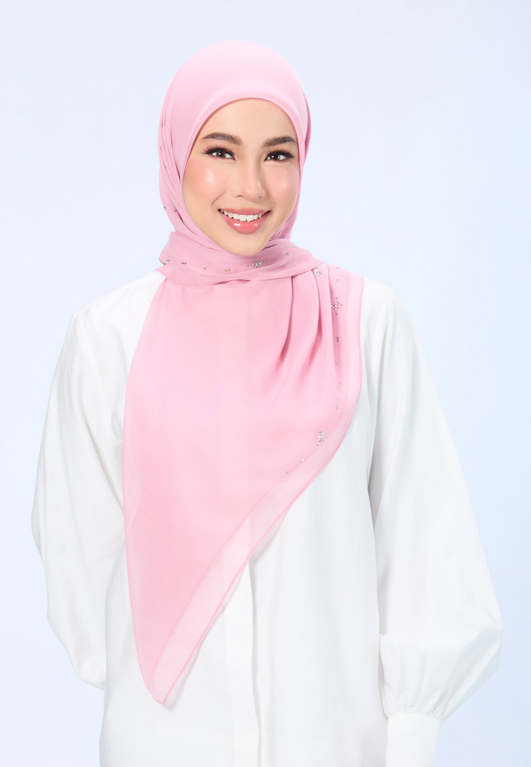 SQ LILYORA VOILE PLAIN DIAMOND
