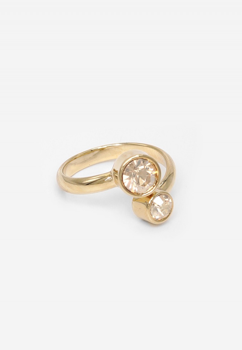 DOUBLE STONE RING