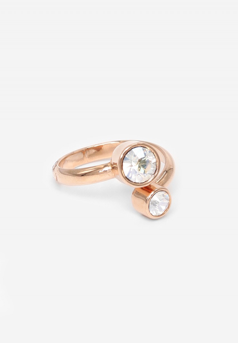 DOUBLE STONE RING