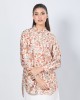 EBONY TUNIC BLOUSE IN ORANGE