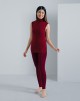 ELORA SLEEVELESS INNER IN MAROON