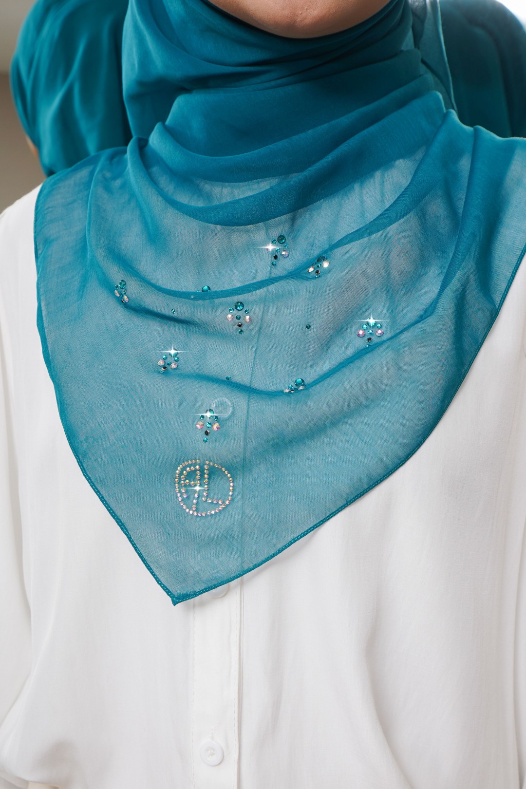 SQUARE ANAYA VOILE PLAIN DIAMOND