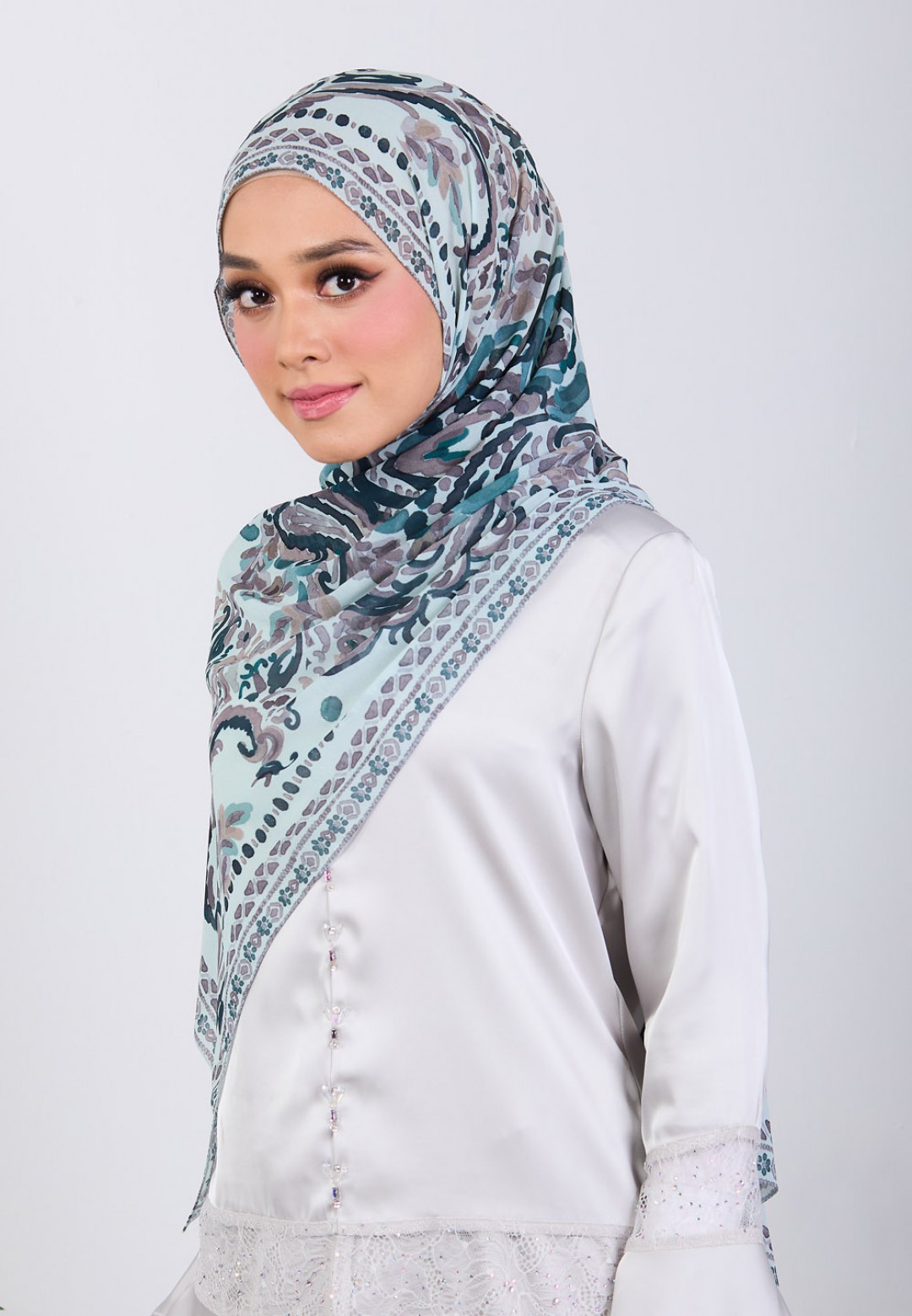 SHAWL LURIBLOOM PRINTED