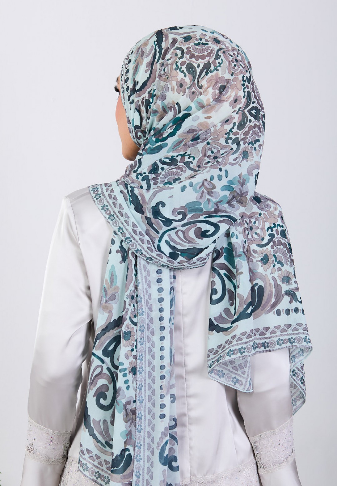 SHAWL LURIBLOOM PRINTED