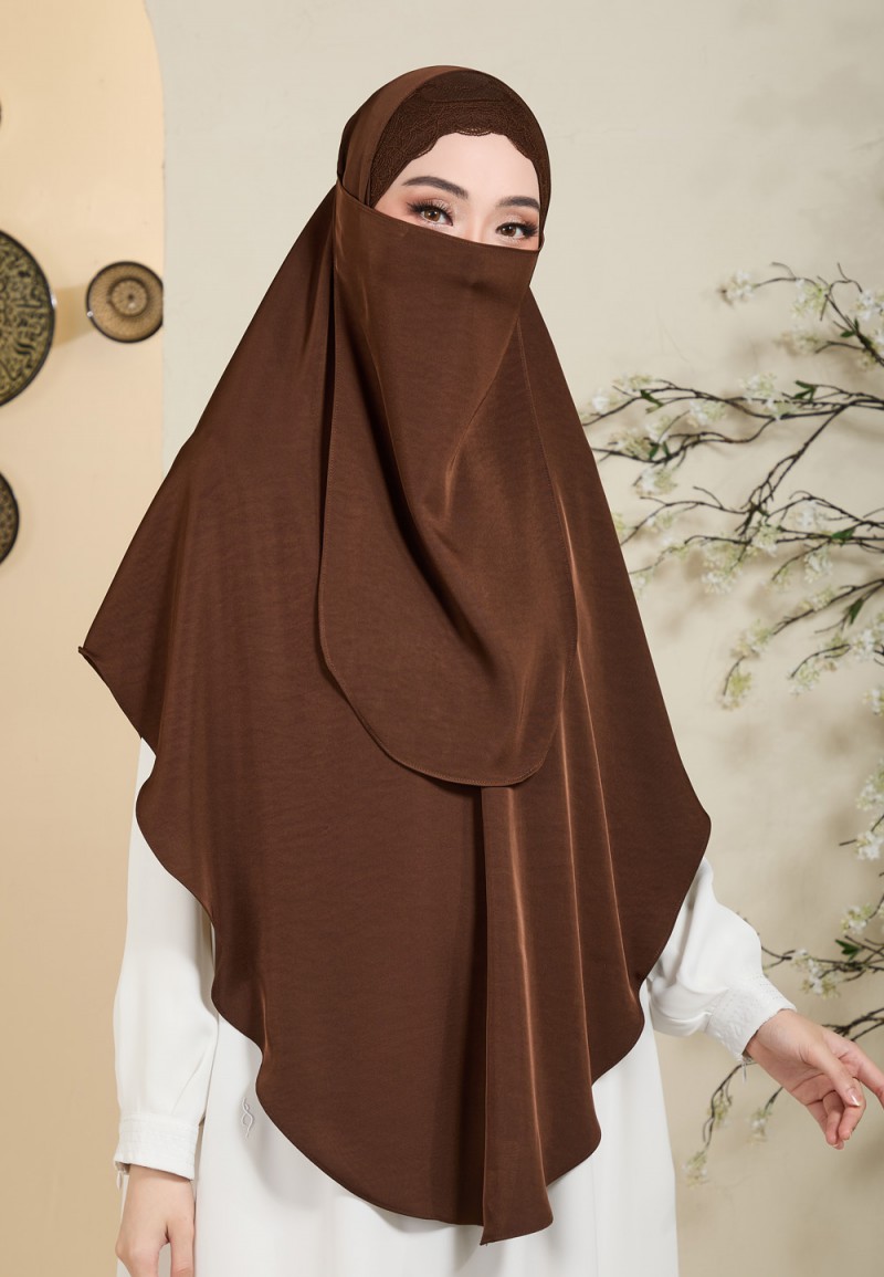 KHIMAR NAJIAH PLAIN LACE