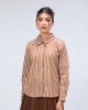 EULA BLOUSE IN BROWN