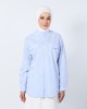 FAYE STRIPES BLOUSE IN CASHMERE BLUE
