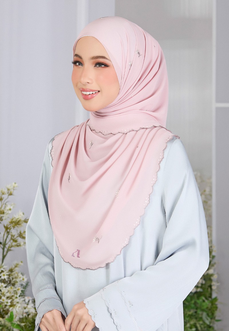 SHAWL FIORE PLAIN EMBROIDERY