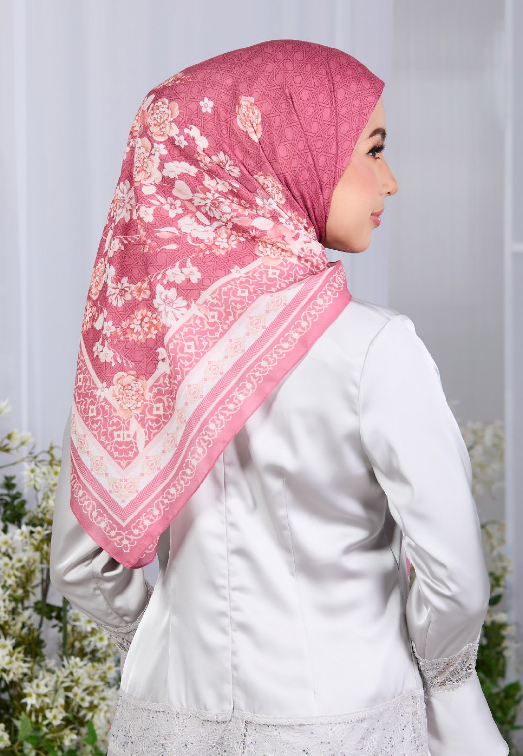 SQ LAVENDREAM VOILE PRINTED