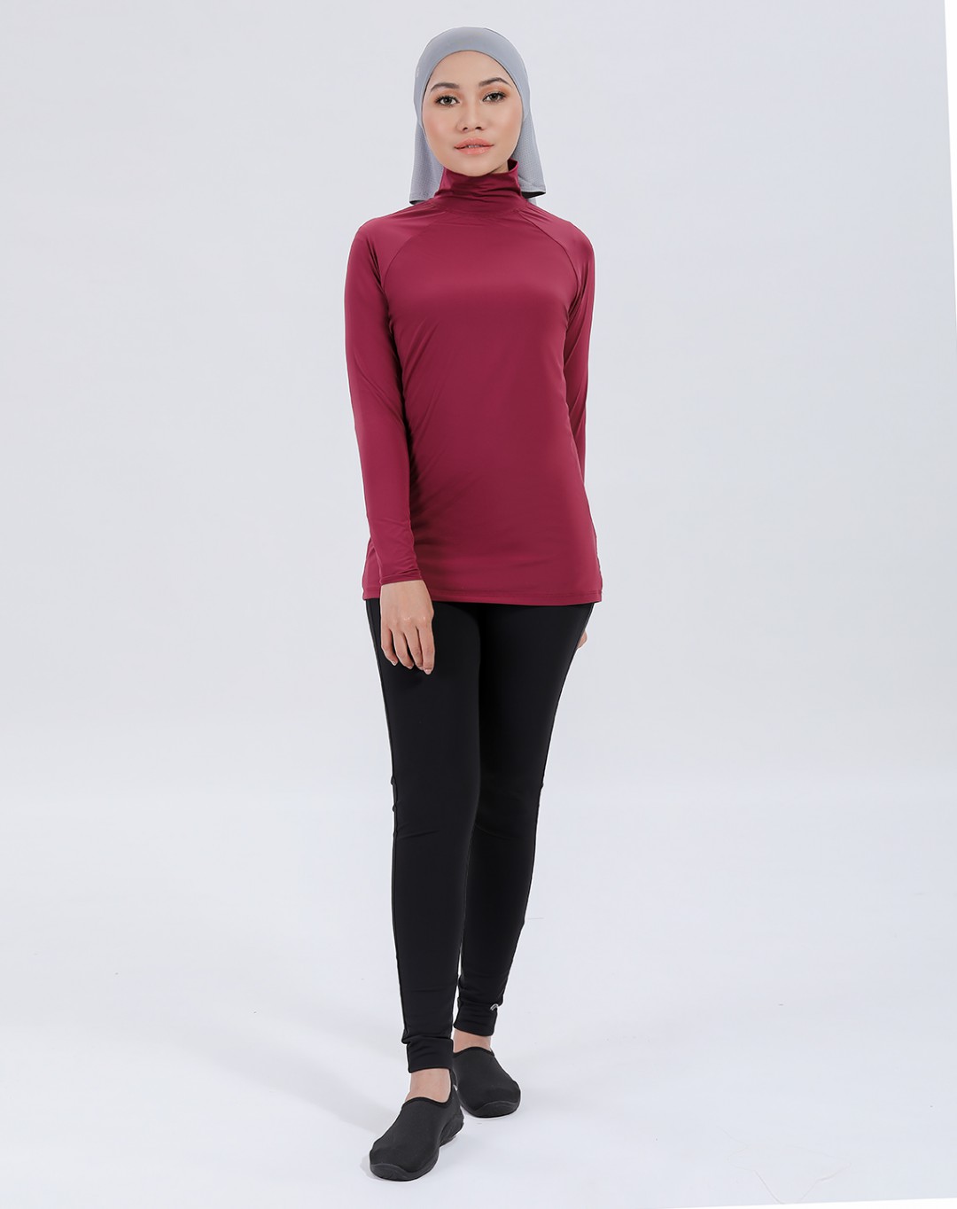 FLOW TURTLENECK SWIMMING TOP