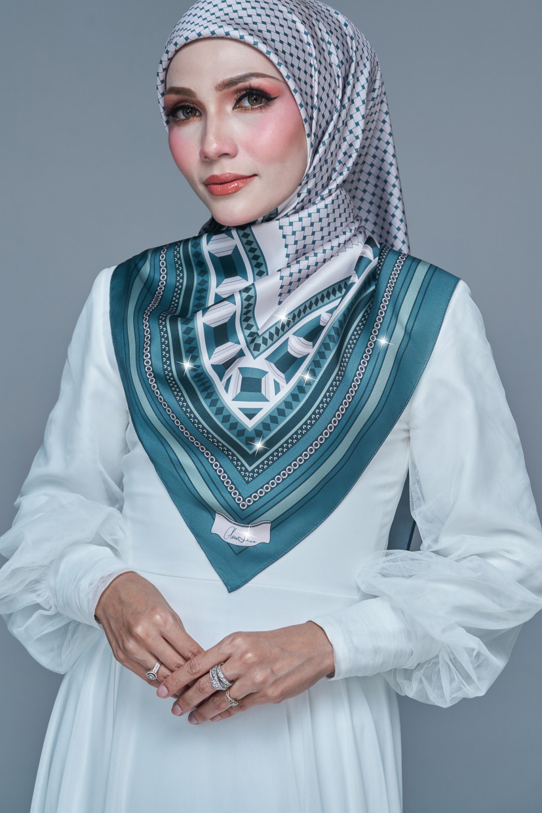 SQUARE RALISA PRINTED DIAMOND 279