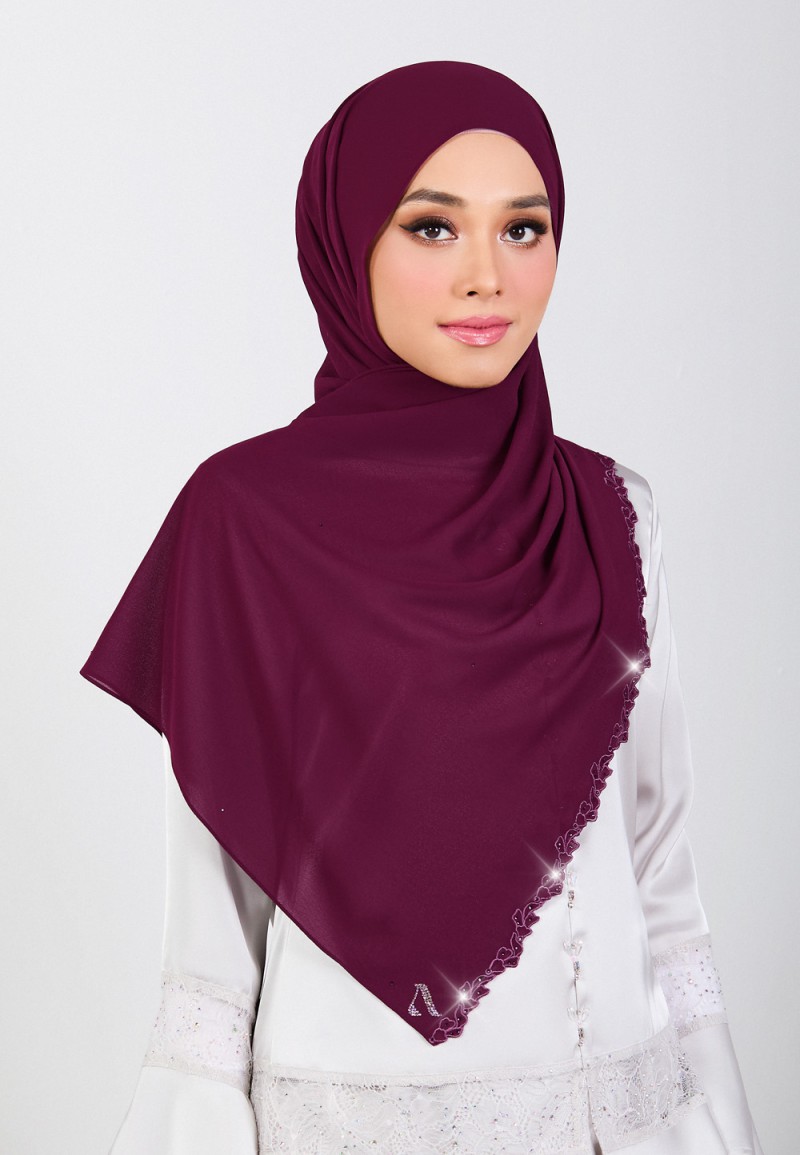 SHAWL INNARAH EMBROIDERY DIAMOND