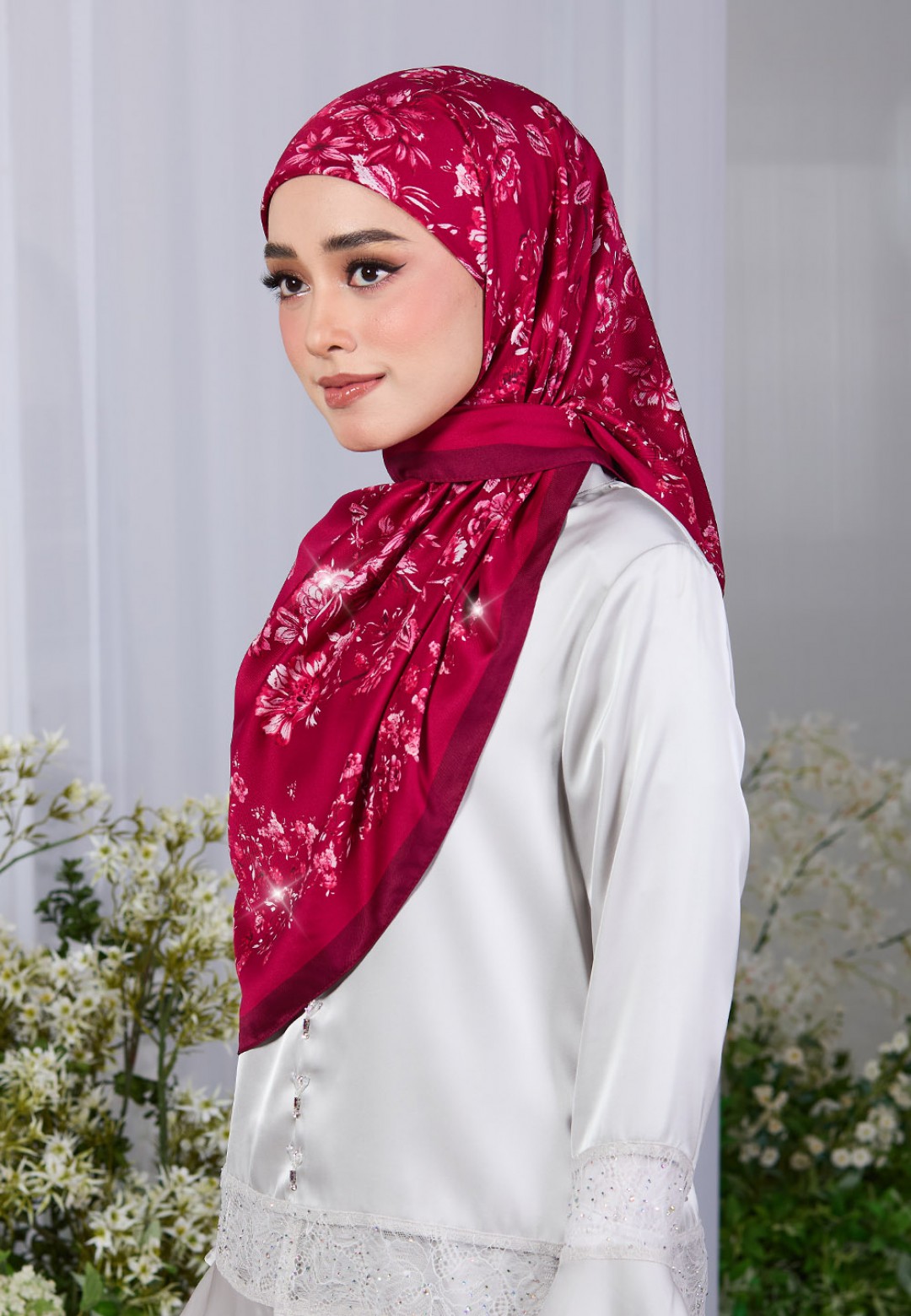 SQ SAMIRA TWILL PRINTED DIAMOND