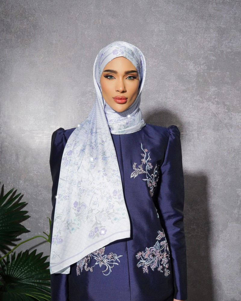 SHAWL AUBREY PRINTED DIAMOND LUXE