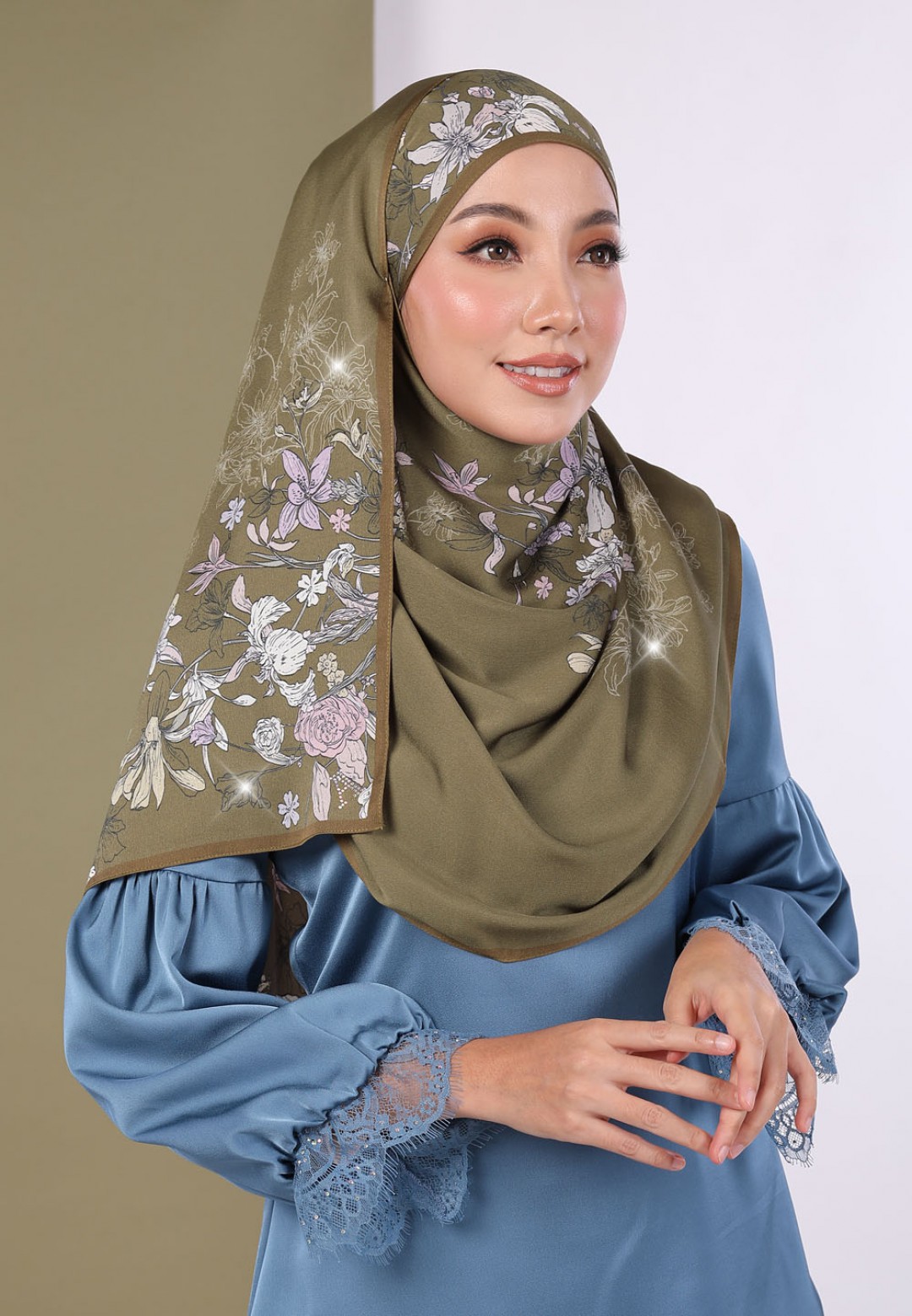 SHAWL CLOVER PTD DIAMOND 298