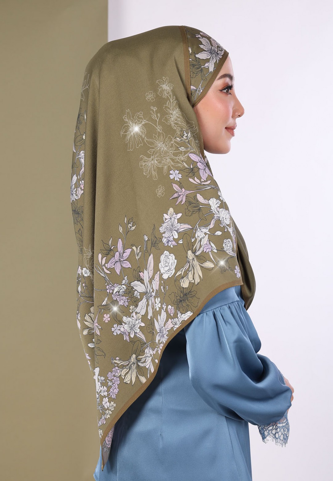 SHAWL CLOVER PTD DIAMOND 298