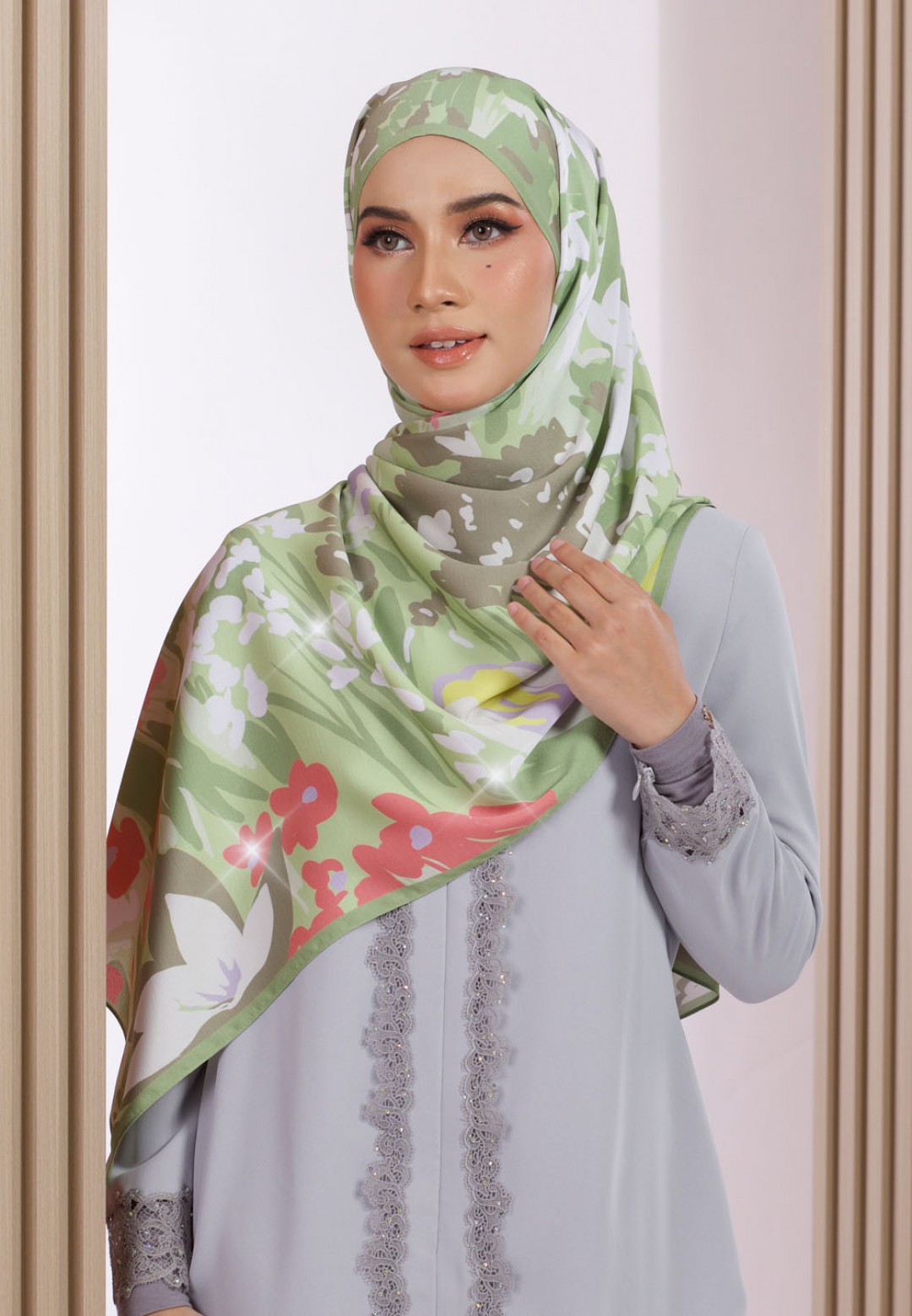 SHAWL 298 ASMA PRINTED DIAMOND