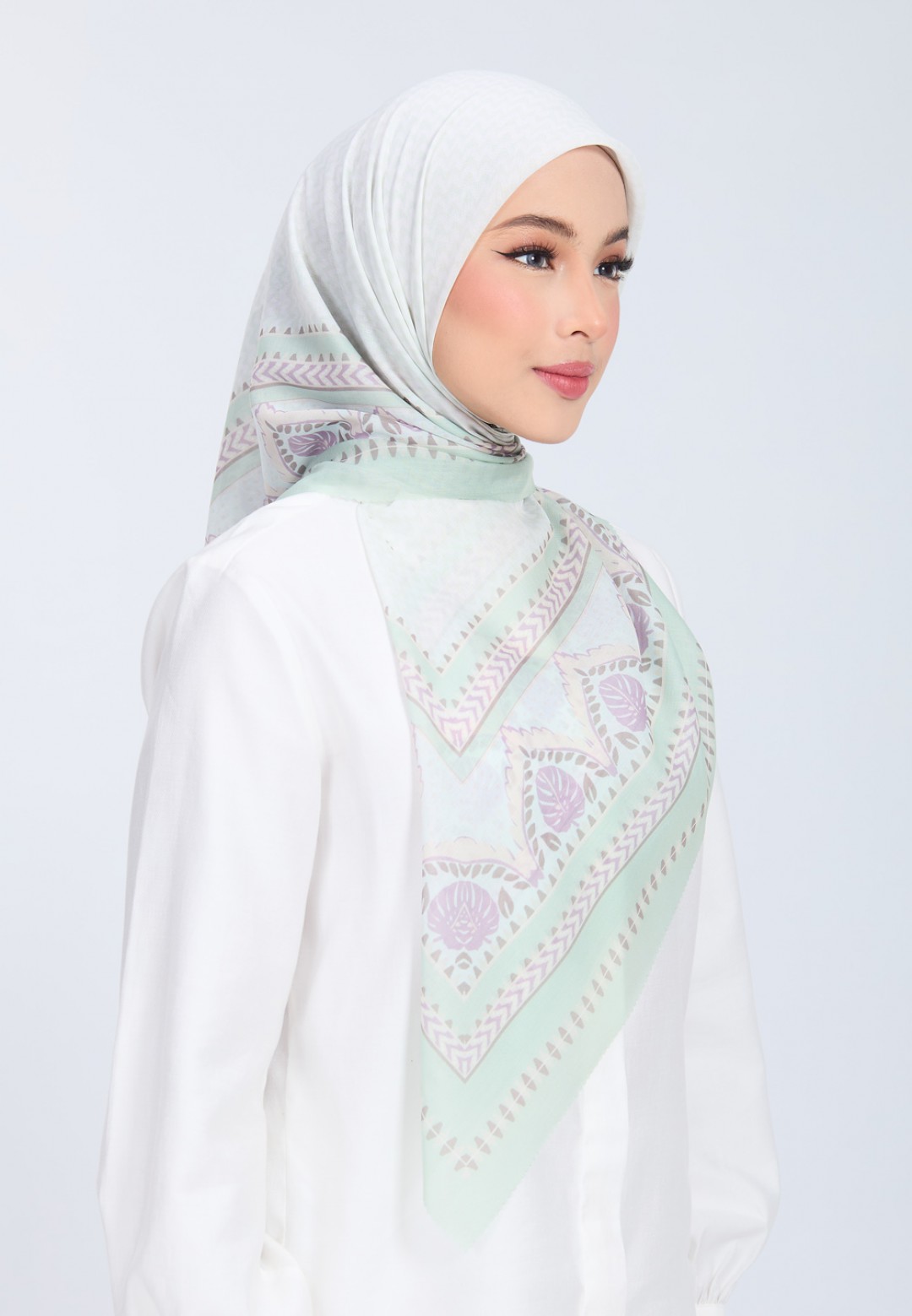SQ EMAAN VOILE PRINTED LASERCUT