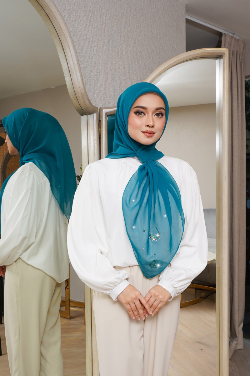 SQUARE JUNA VOILE PLAIN DIAMOND