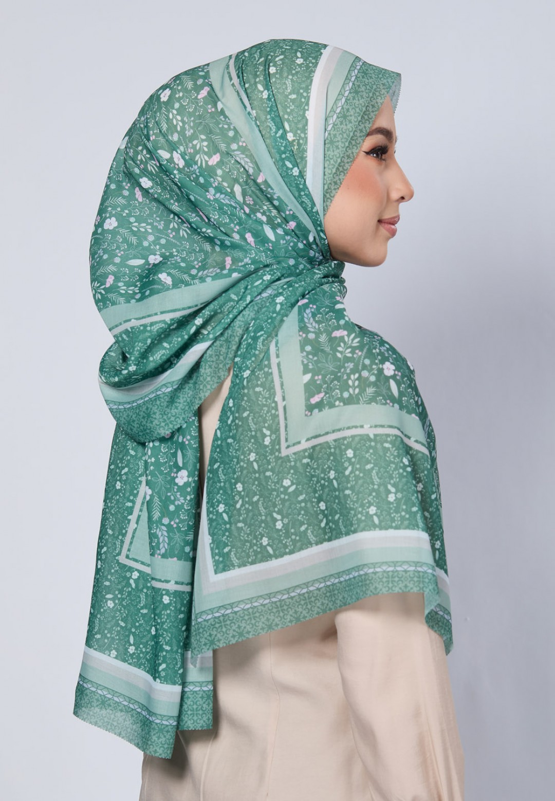 SHAWL LUNARIA VOILE LASERCUT