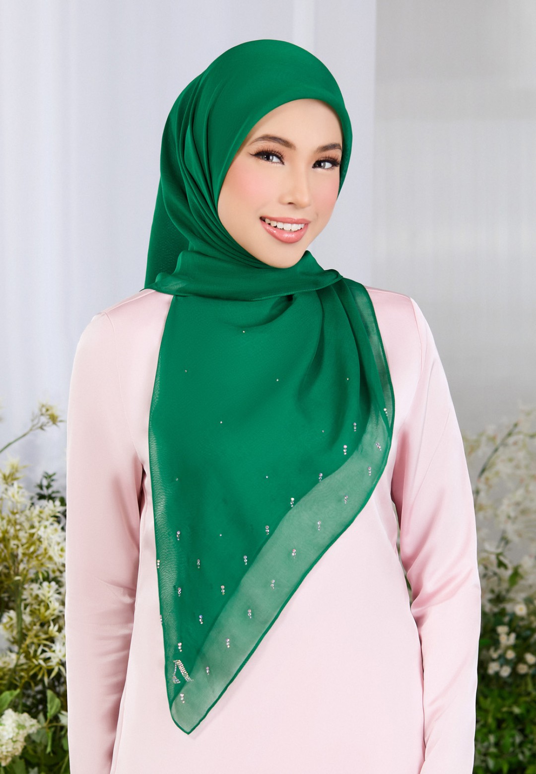 SQ GLORIBLOOM VOILE PLAIN DIAMOND