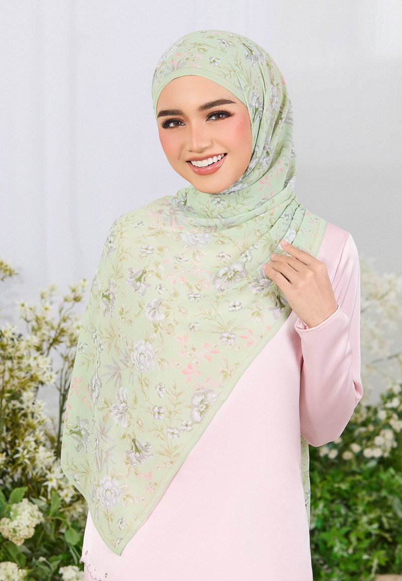 SHAWL BLOOMLET PRINTED