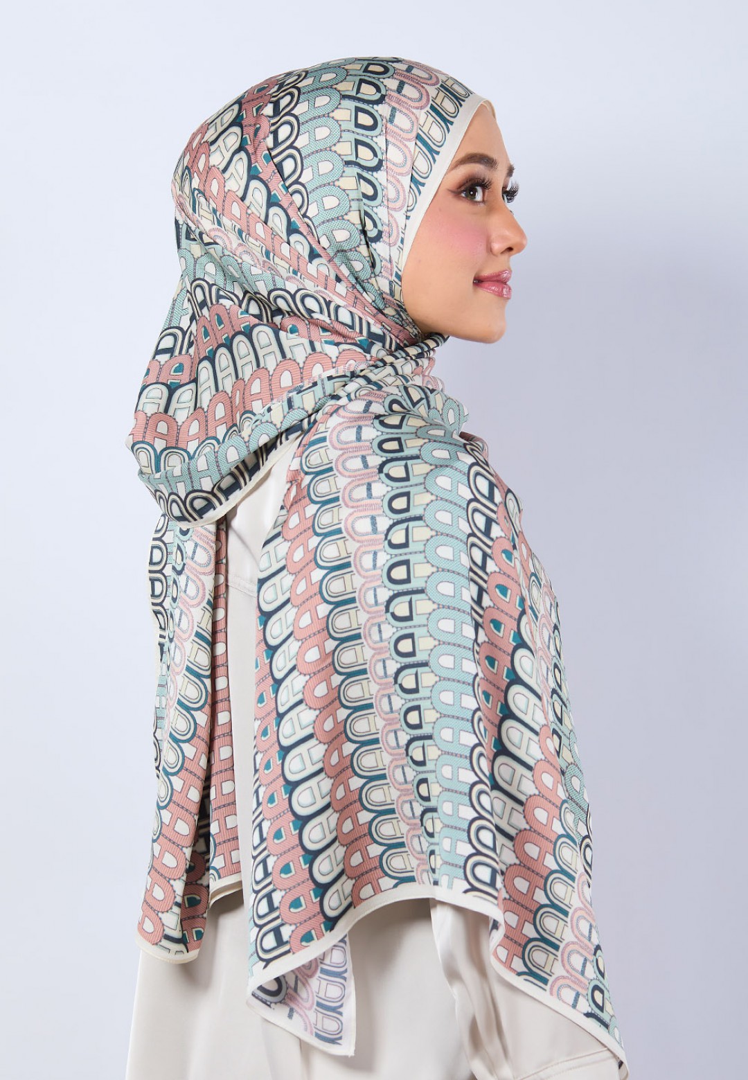SHAWL A MONO PRINTED