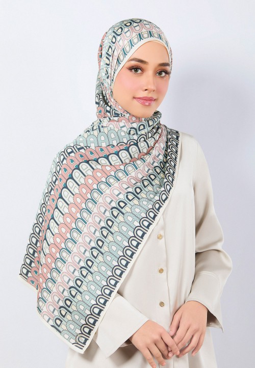 SHAWL A MONO PRINTED