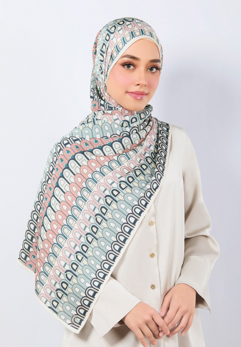 SHAWL A MONO PRINTED
