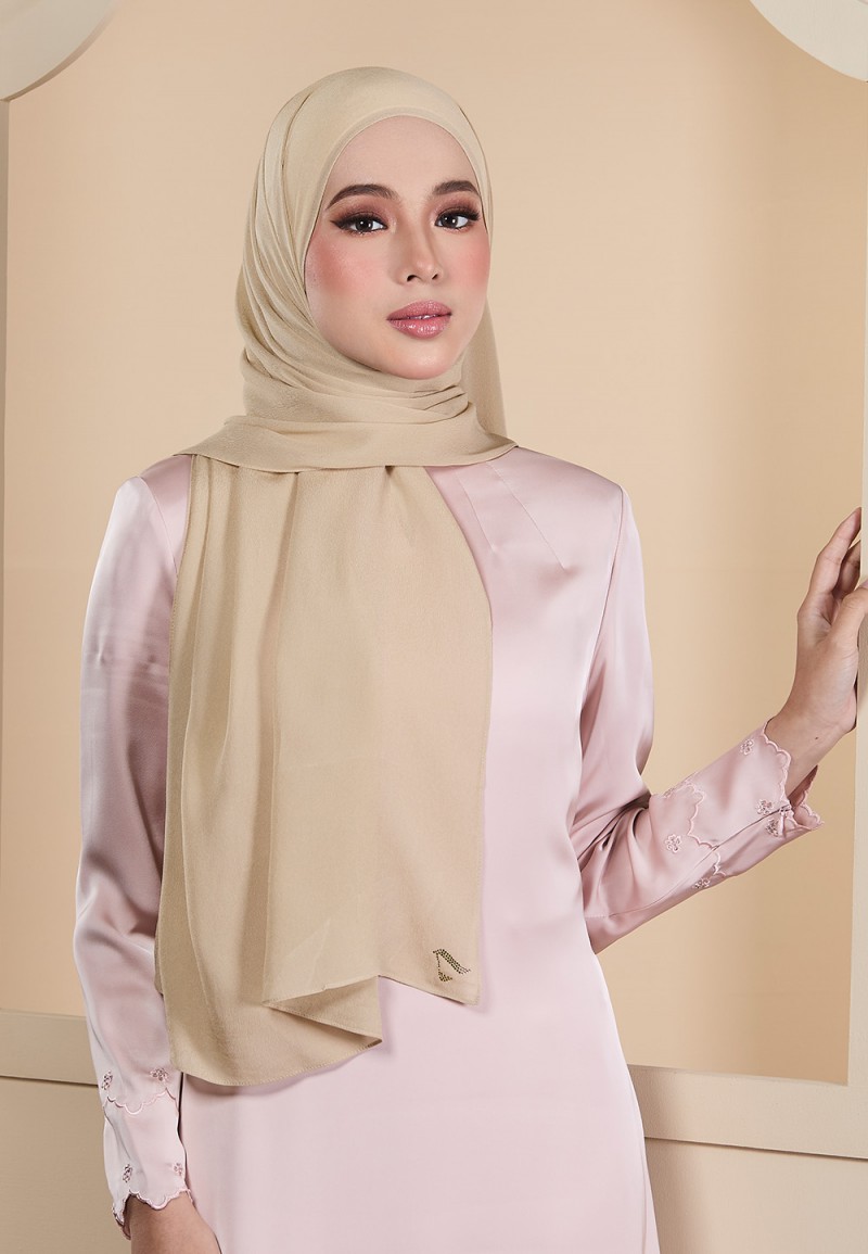 SHAWL HOUDA SILKY CHIFFON PLAIN