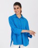 GRETA BLOUSE IN CLASSIC BLUE