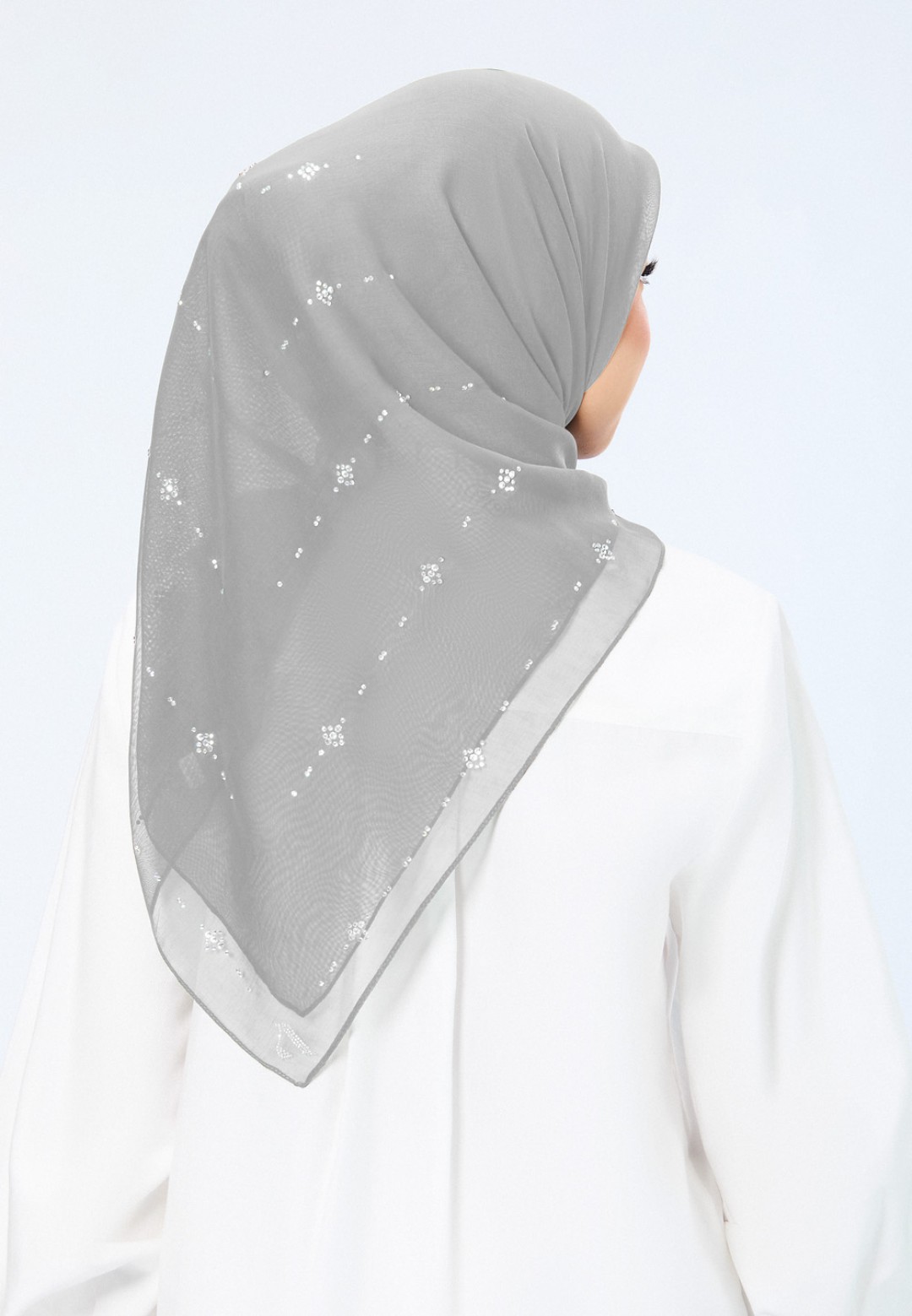 SQ LILYORA VOILE PLAIN DIAMOND