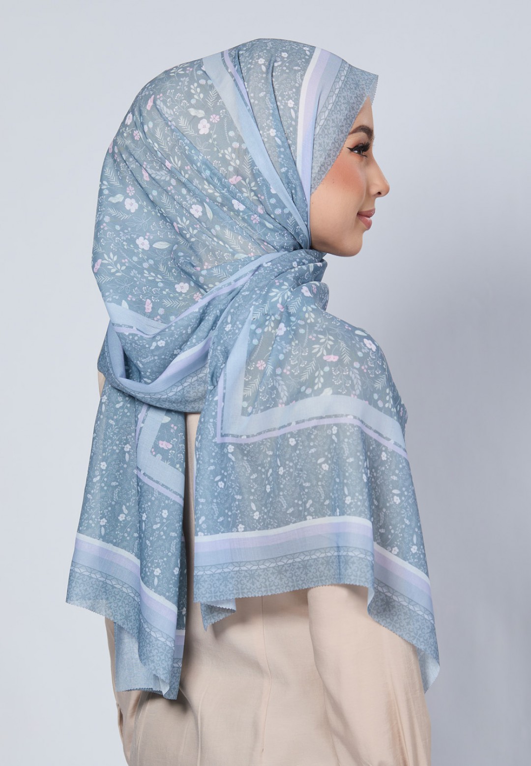 SHAWL LUNARIA VOILE LASERCUT