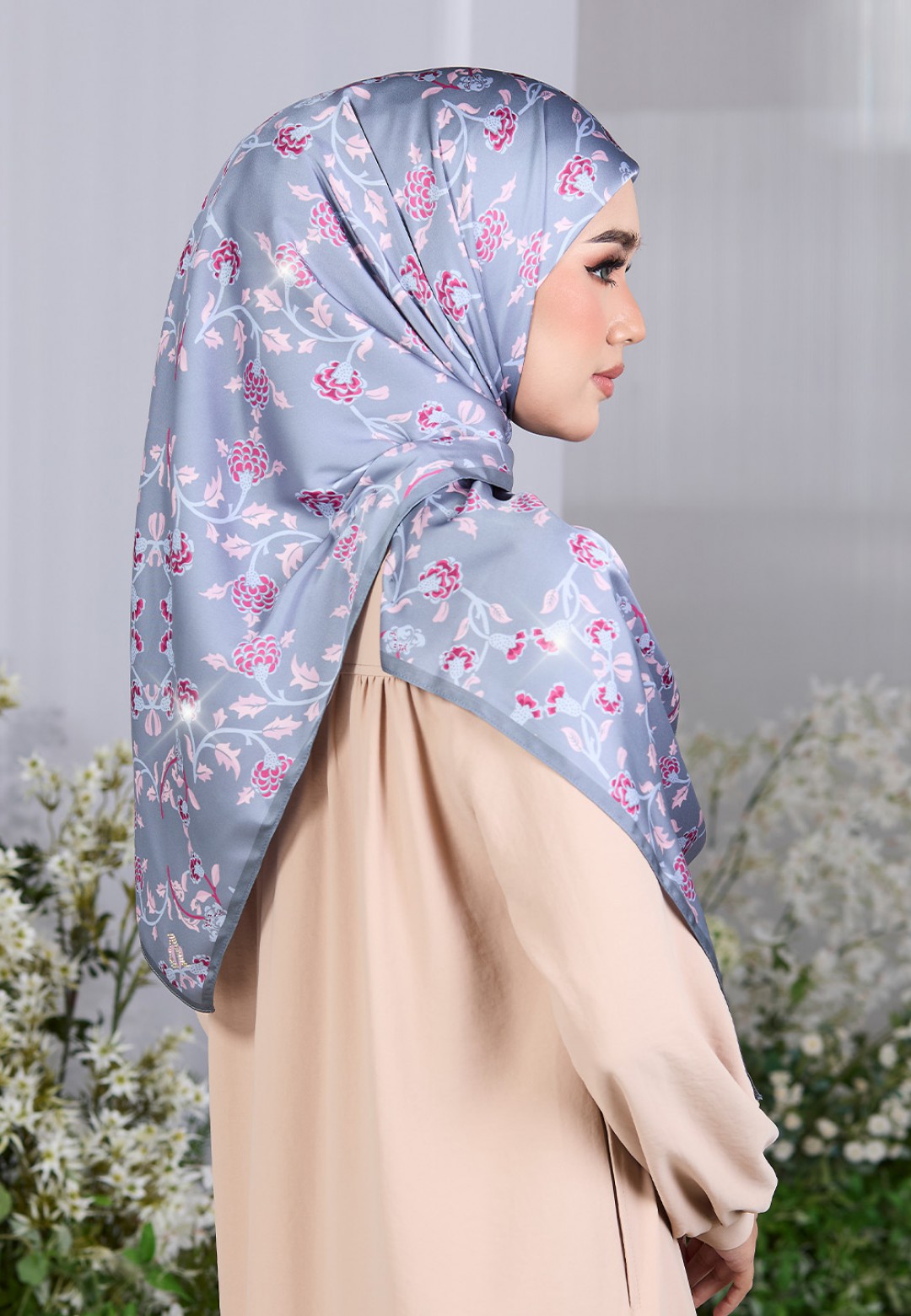 SQ LUNAFLUER PRINTED DIAMOND