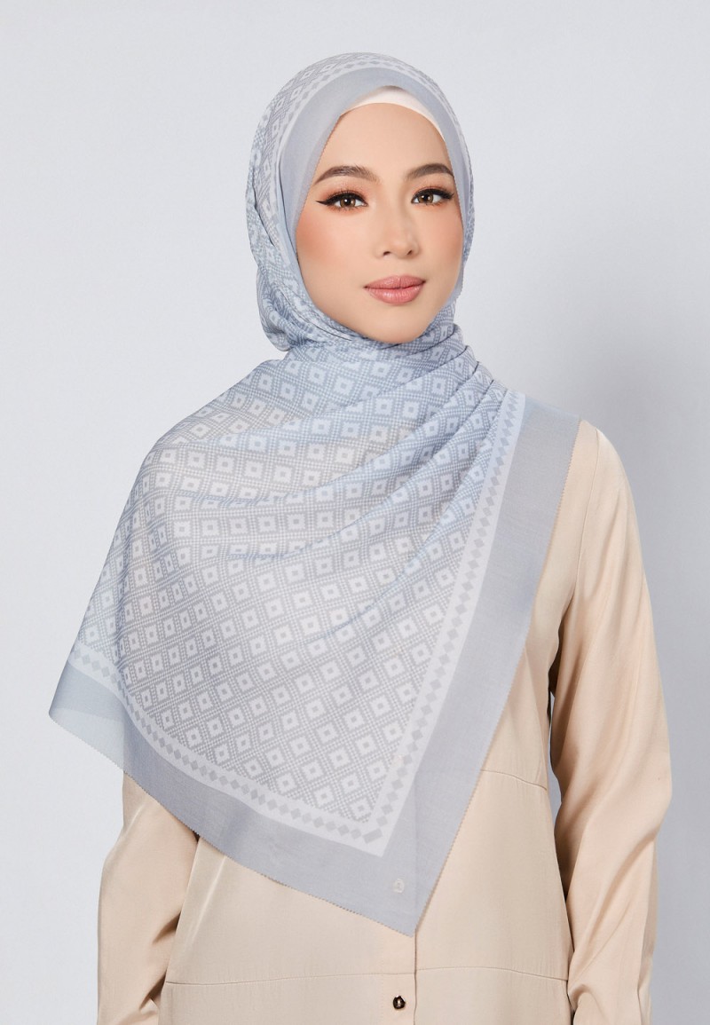 SHAWL CAMIA VOILE LASERCUT