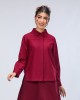 HALINA BLOUSE IN TRUE RED