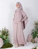 HASNAA JUBAH IN GREIGE