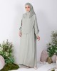 HASNAA JUBAH IN SAGE GREEN