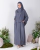 HASNAA JUBAH IN COOL GRAY
