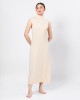 HADLEE SLEEVELESS DRESS INNER IN PEARLED IVORY