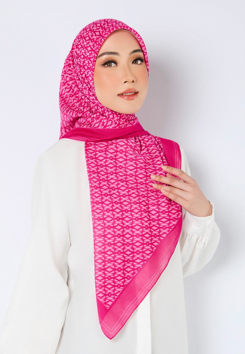 SQ ICONIC VOILE PRINTED