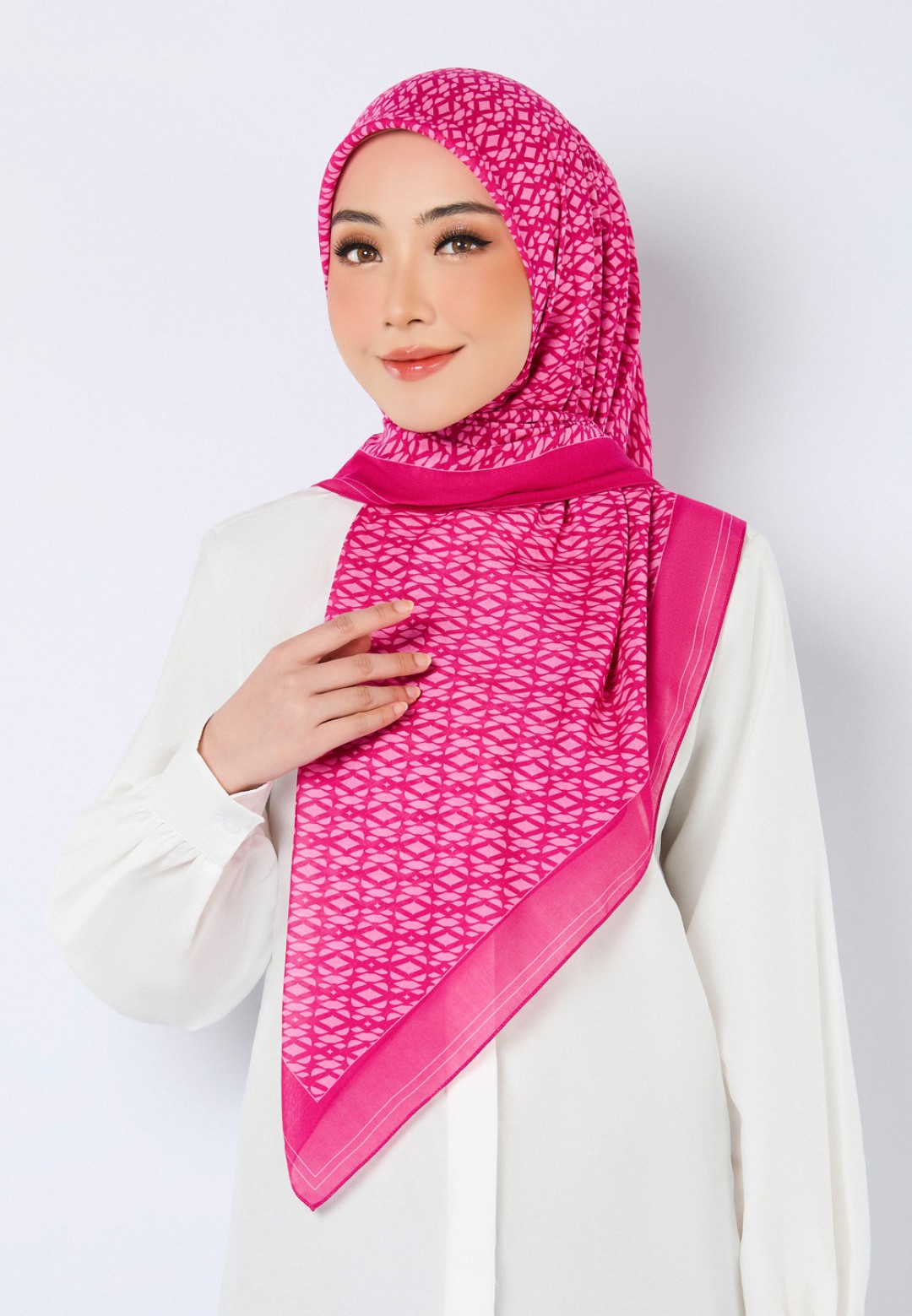 SQ ICONIC VOILE PRINTED