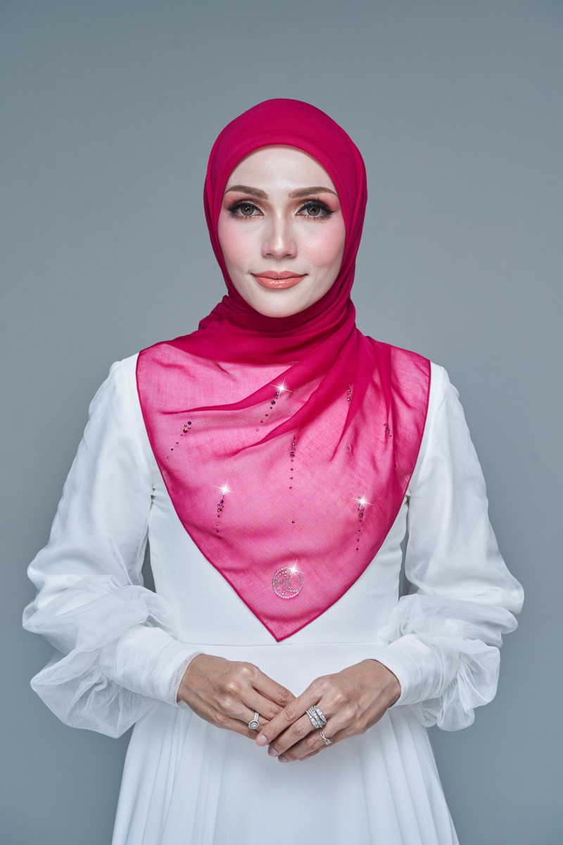 SQ MAIRA VOILE PLAIN DIAMOND