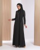 HUDA JUBAH IN BLACK