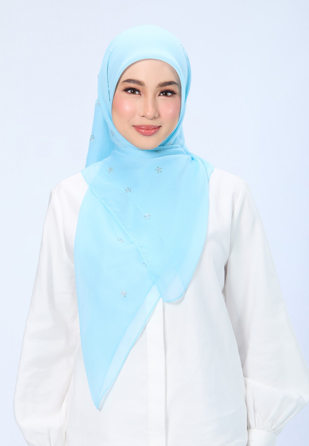 SQ FLORELLIS VOILE PLAIN DIAMOND