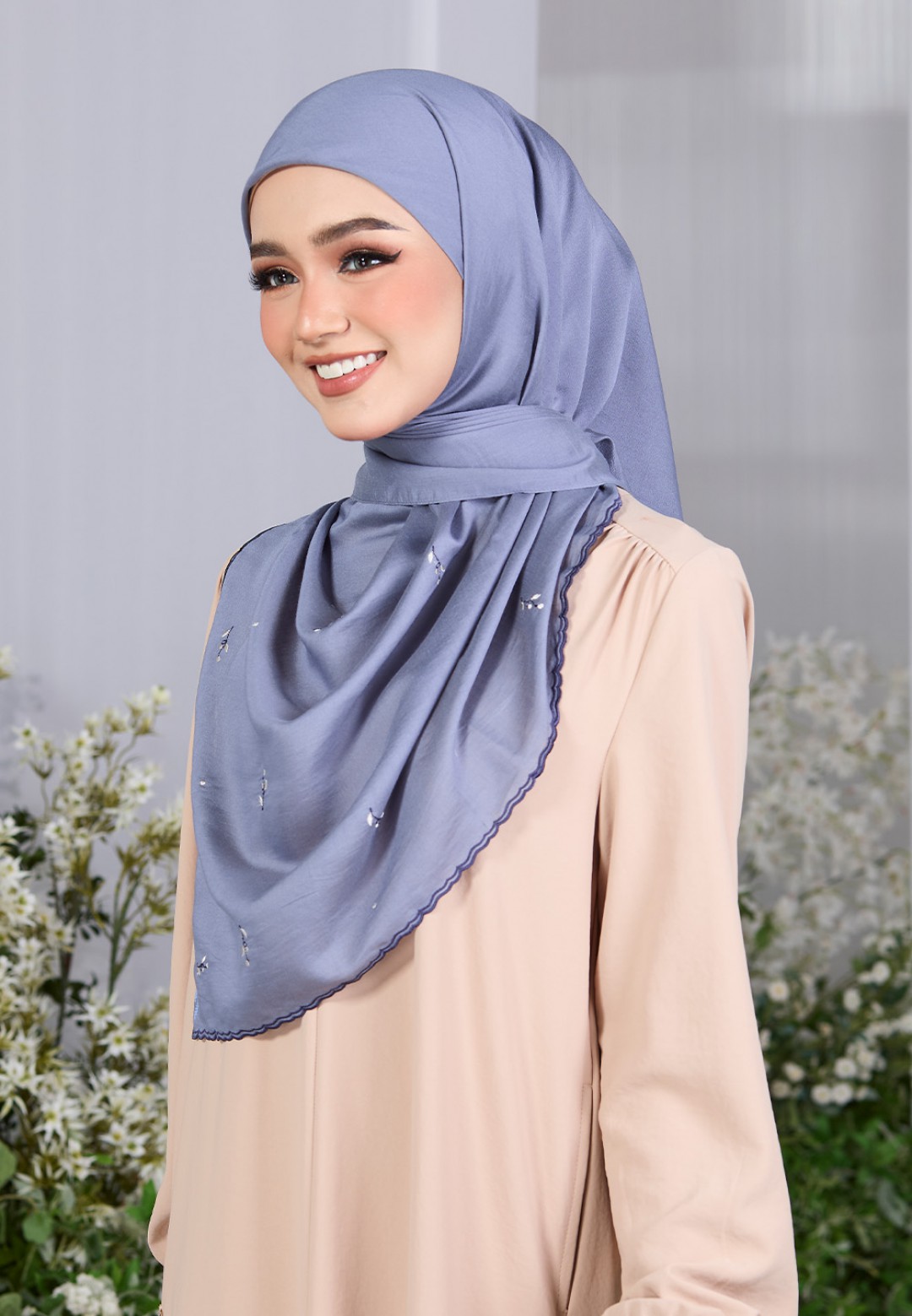 SQ ESME VOILE PLAIN EMBROIDERY